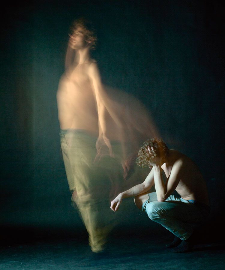 Con Patrick revelando fantasmas de Ana Cayuela